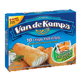 Van De Kamp's  whole crispy fish fillets, 10 ct Left Picture